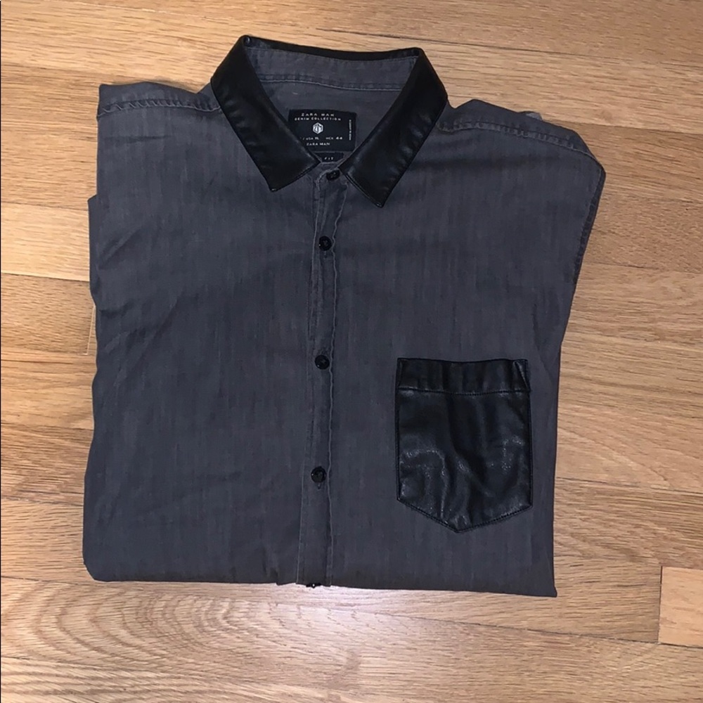 Zara Man long sleeve button up